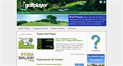 Desktop Screenshot of golfplayer.es