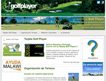 Tablet Screenshot of golfplayer.es